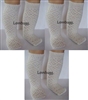 3 Pairs Ivory Lattice Socks