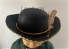 Lovvbugg's Own! Repro Tricorn Hat Only for 18 inch American Girl Felicity or Ben, Her Friend, Boy / ManColonial Doll Clothes