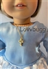 Open Gold Cross Necklace for American Girl 18 inch Doll Jewelry Accessory