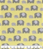 Nanadidit Yellow Elephants Receiving Blanket for Newborn Infant or Baby Doll Accessory