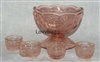 Pink Punch Bowl Set