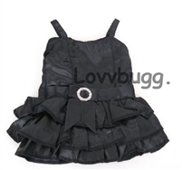 LBD Ruffles Dress for 18 inch American Girl or Baby Doll Clothes