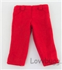 Red Wool Pants