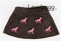 Brown Horses Skirt