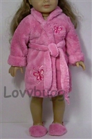 Pink Buterfly Bathrobe