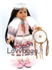 Native American Costume Pink with Dreamcatcher & Headdress 18 inch American Girl Doll Clothes