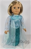 Evening Gown Frozen for American Girl 18 inch Doll Clothes