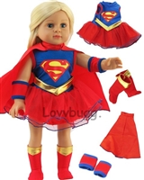 Super Girl Costume with Boots