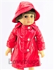 Red Raincoat with Hat