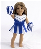 Royal Blue Cheerleader Costume