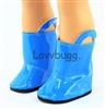 Bright Blue Rain Boots