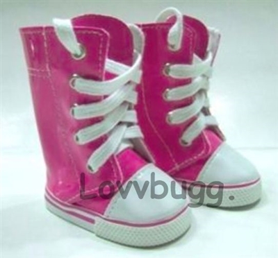 Pink Sneakers Boots