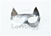 Silver Superhero or Cat Halloween Costume Mask for 18 inch American Girl or Baby Doll Accessory