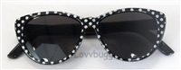 Black Polka Dot Sunglasses