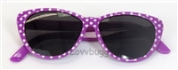 Purple Polka Dot Sunglasses