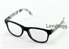 Zebra Wayfarer Glasses