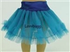 Blue Tutu Crinoline Slip Tulle Tutu Skirt for American Girl 18 inch or Bitty Baby Born Doll Clothes Accessory