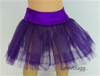 Purple Tutu Slip Crinoline for American Girl 18 inch or Baby Doll Clothes