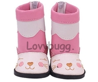 Pink Kitty Cat Boots