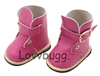 Hot Pink Combo Boots Western Cowboy Style