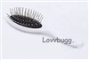 BEST White Hairbrush-Specialty Brush for Doll Hair