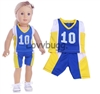 Blue Yellow Sports Uniform