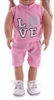 Pink LOVE Sports Uniform