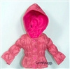 Pink Bubble Jacket for American Girl 18 inch Doll Clothes