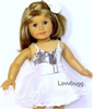 Short Modern Prom Dress or Evening Gown for American Girl 18 inch Doll Clothes