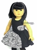 Hugs and Kisses Dress for American Girl 18 inch Doll Clothes