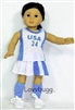 Tennis or Lacrosse Uniform for American Girl 18 inch Doll Clothes