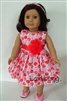Ripe Apples Dress for American Girl 18 inch or Bitty Baby Born Doll Clothes