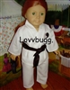 Yin-Yang Karate Gee for American Girl 18 inch or Bitty Baby Born Doll Clothes