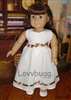 Spring Day Dress  for American Girl 18 inch or Bitty Baby Born Doll Clothes