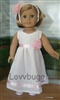Summer Party Dress  for American Girl 18 inch or Bitty Baby Born Doll Clothes