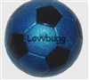 Blue Soccer Ball Mini for American Girl 18 inch Doll Sports Accessory