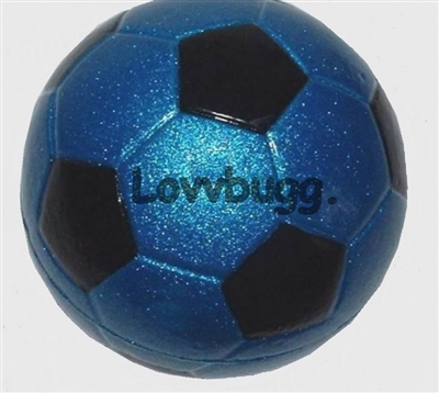 Blue Soccer Ball