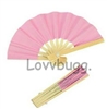 Mini Pink Fan for American Girl 18 inch Doll Costume Accessory