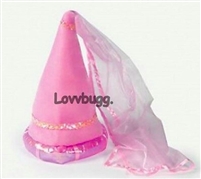 Pink Cone Hat Costume Child Dress-up