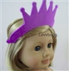Purple Crown for American Girl 18 inch Doll Clothes Accessory