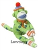 Sock Monkey Classic Toy Green with Green Dots for American Girl 18 inch Doll Bed Accessory