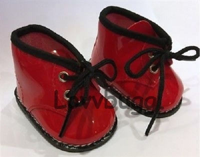 Red Patent Docs Rain Boots