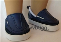 Navy Slip-On Sneakers