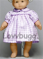 Lavender Tattersall Dress Baby