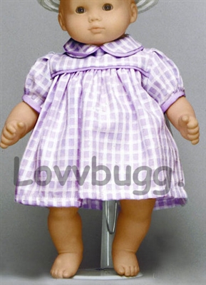 Lavender Tattersall Dress Baby