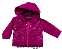 Hot Pink Sequins Hoodie