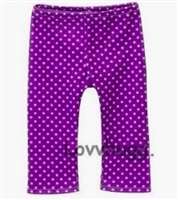 Purple Dots Leggings