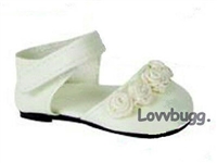 Ivory Flower Shoes