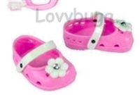 Pink Flower Clogs