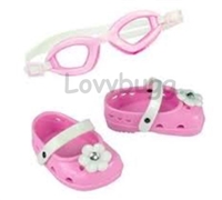 Flower Clogs & Goggles